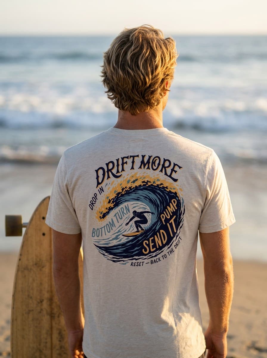 Drop In Crest Tee — worn