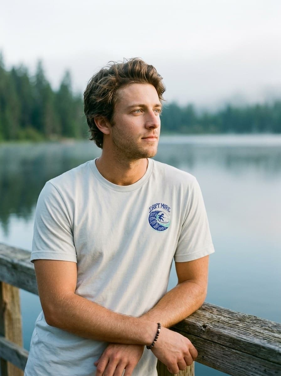 Back to the Drift Tee — worn
