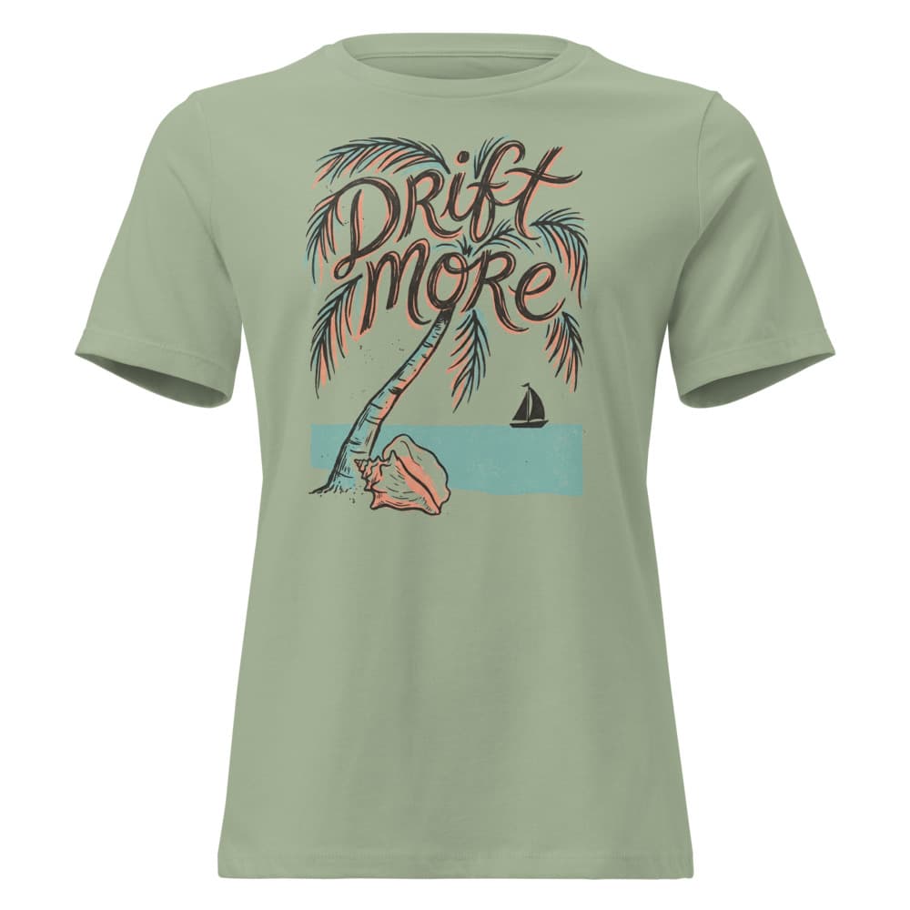 Palm & Conch Relaxed Womens Tee